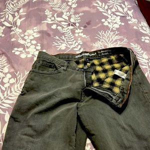 Eddie Bauer size 10 lined winter grey pants.